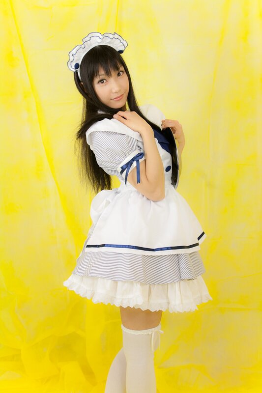 girl in maid outfit