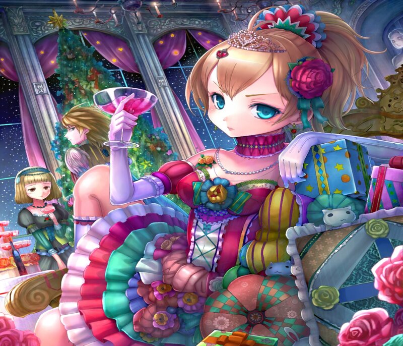 Girl in Party Dress