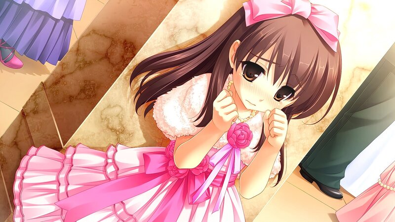 Girl in Pink Dress — Calm, Anime