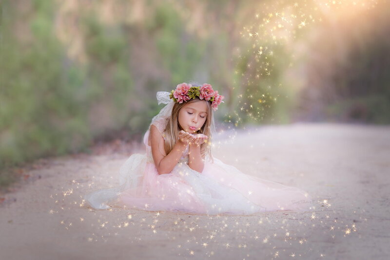 Girl in Pink Dress — Dreamy, Afternoon