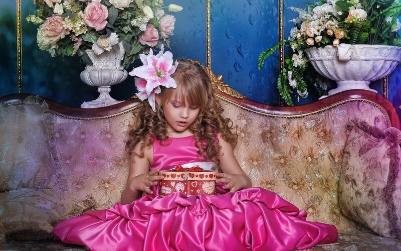Girl in Pink Dress — Formal