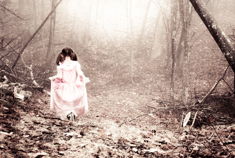 Girl in Pink Dress — Mysterious, Autumn