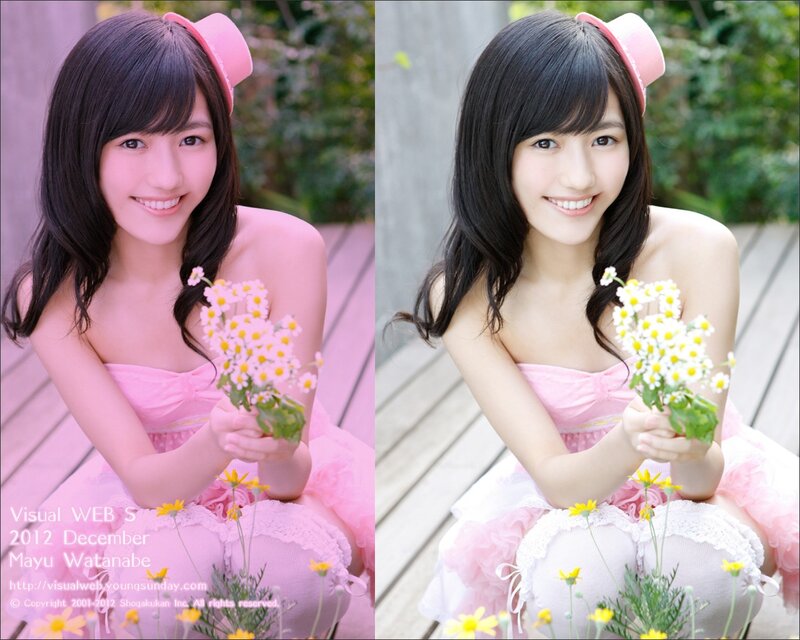 Girl in pink dress with flowers