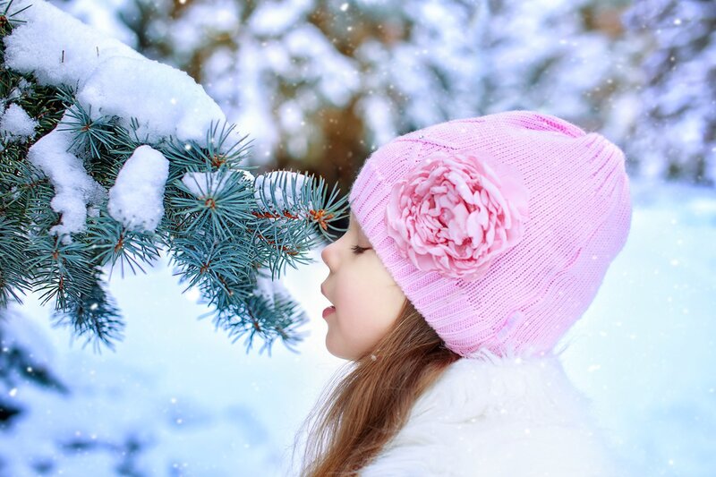 Girl in Pink Hat — Serene
