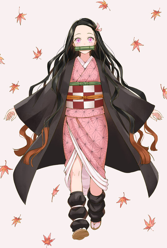 Girl in Pink Kimono — Calm