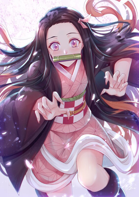 Girl in Pink Kimono — Dynamic