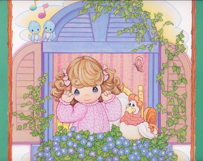 Girl in Pink Pajamas