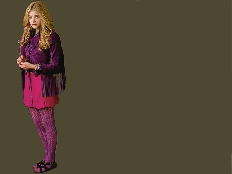 Girl in Purple Outfit