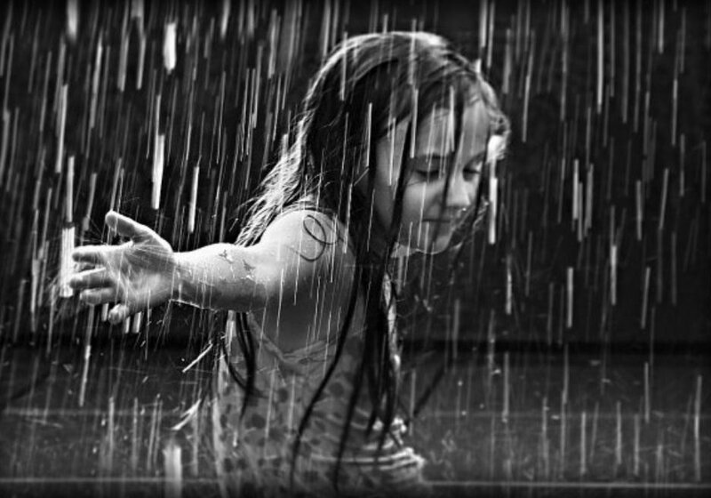 Girl in Rain