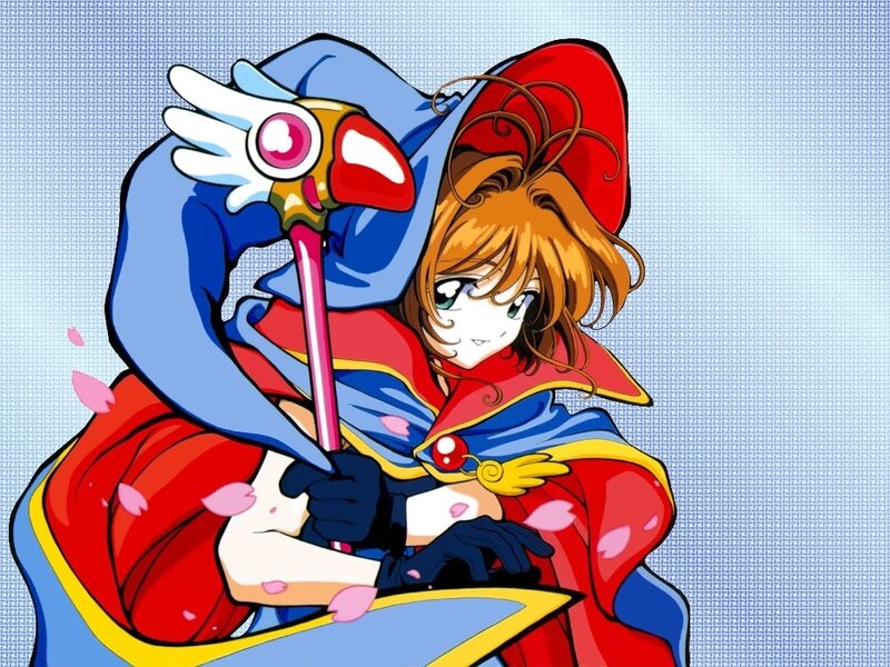 Girl in Red and Blue Cloak