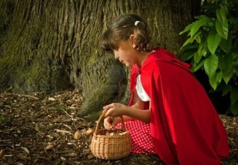 Girl in Red Cloak — Calm