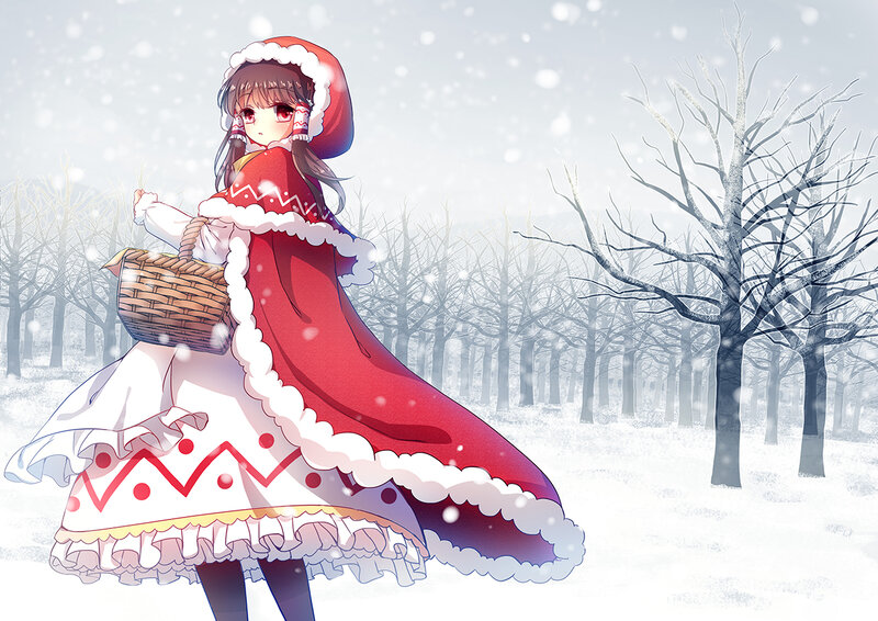Girl in Red Cloak — Serene