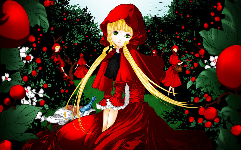 Girl in Red Cloak — Whimsical