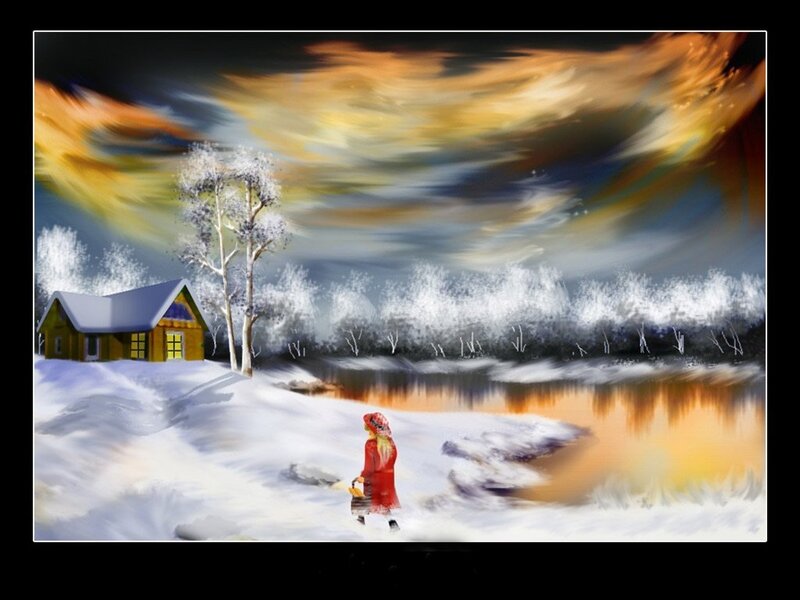 Girl in Red Coat — Dramatic