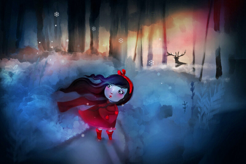 Girl in Red Coat — Mysterious
