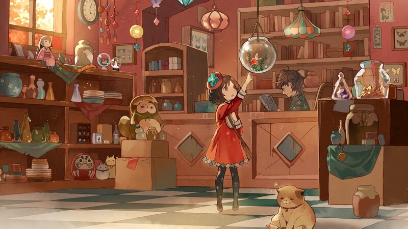 Girl in Red Dress — Cozy