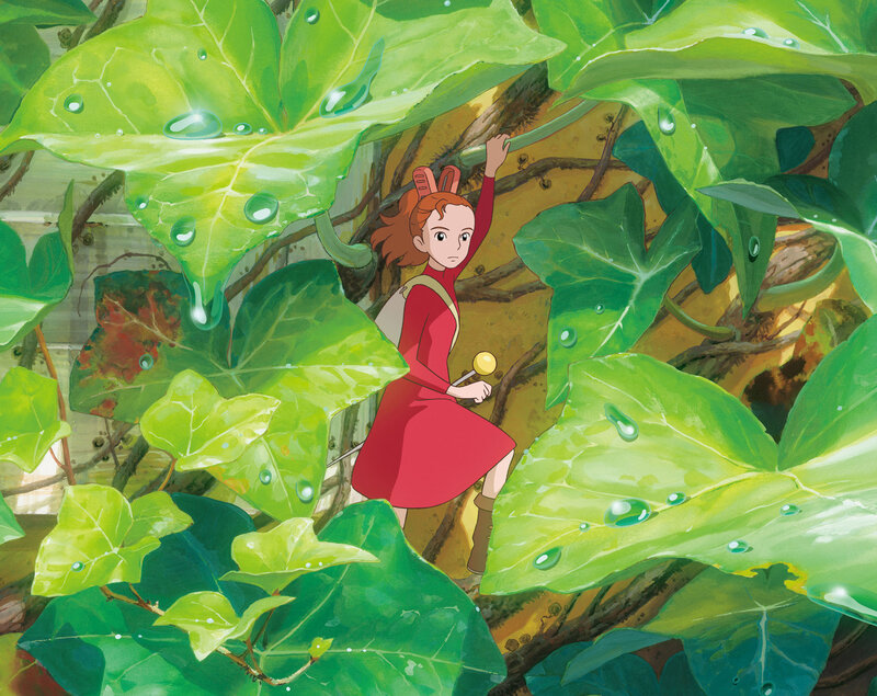 Girl in Red Dress — Green, Serene, Anime
