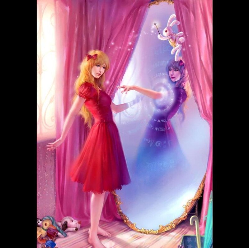 Girl in Red Dress — Magical
