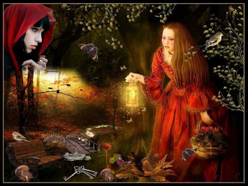 Girl in Red Dress — Mysterious