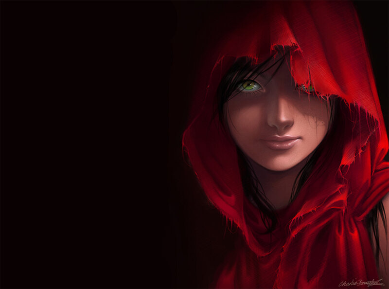 girl in red hood