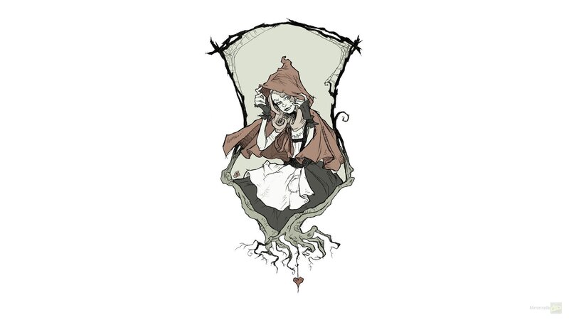 Girl in Red Hood — Brown