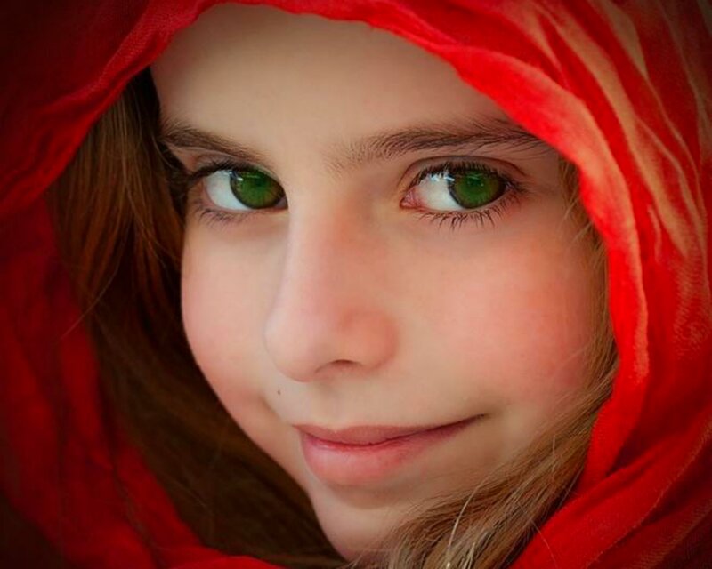 Girl in Red Hood — Calm, Photograph