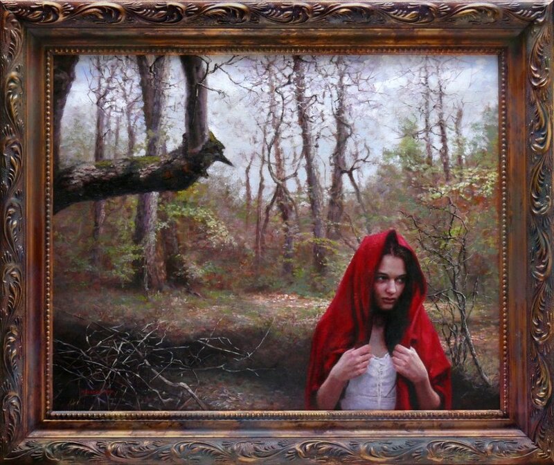 Girl in Red Hood — Dramatic, Autumn