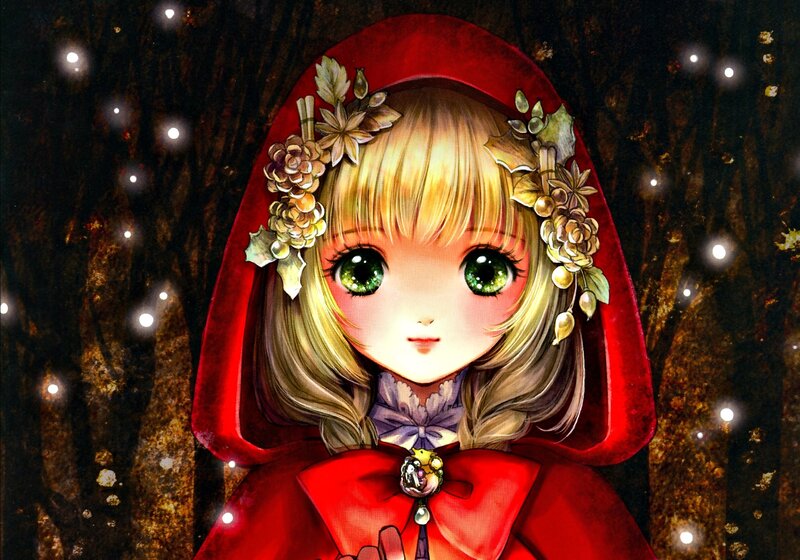 Girl in Red Hood — Mysterious, Night