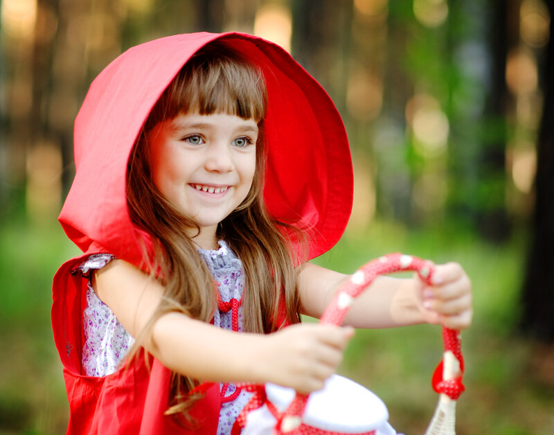 Girl in Red Hood — Playful