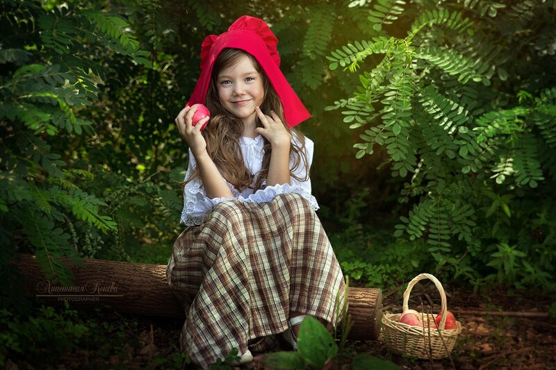Girl in Red Hood — Serene