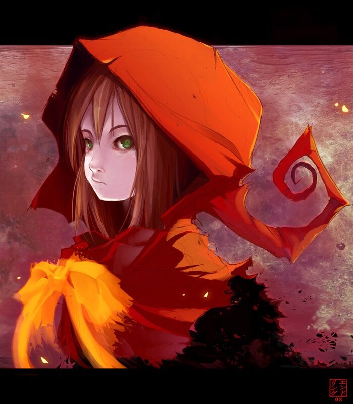 girl in red hood