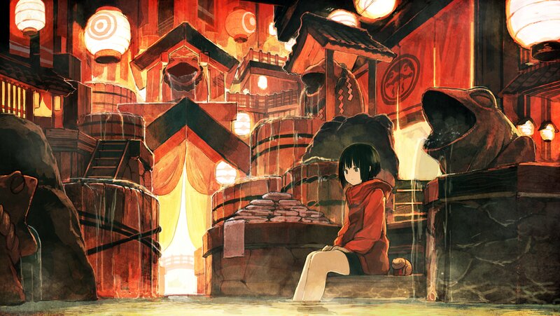 Girl in Red Hoodie — Serene