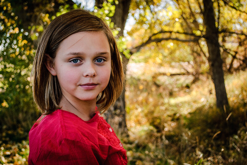 Girl in Red Shirt — Serene