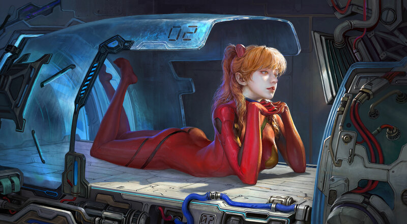 Girl in Red Suit — Calm