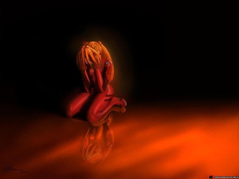 Girl in Red Suit — Dramatic, Digital Art