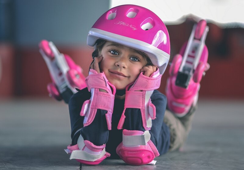 Girl in Roller Skates