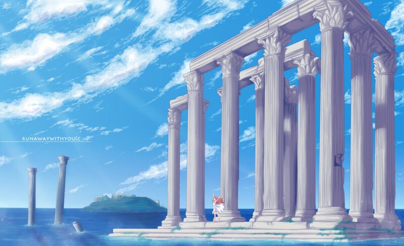 Girl in Ruins