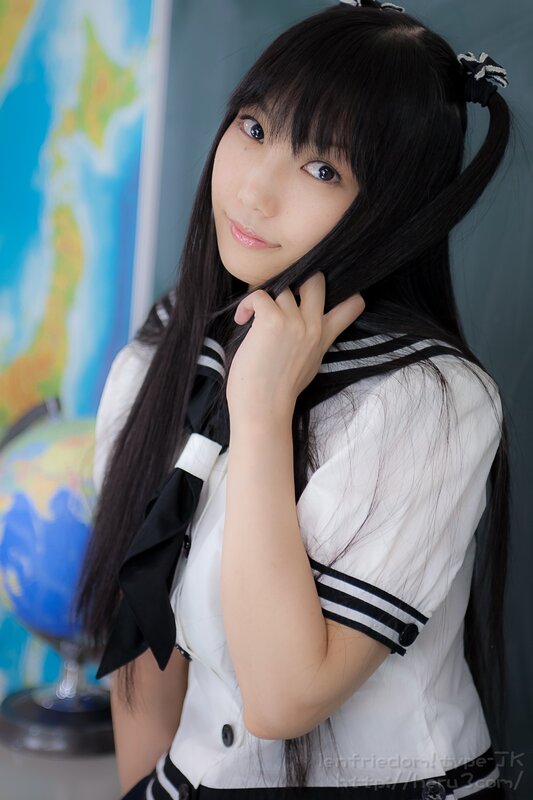 girl in sailor uniform