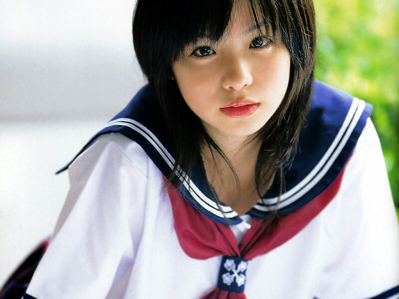girl in sailor uniform