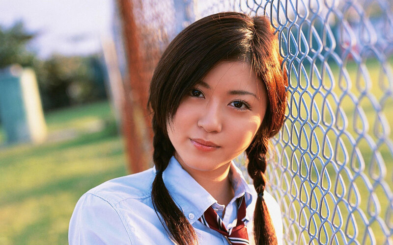 girl in school uniform