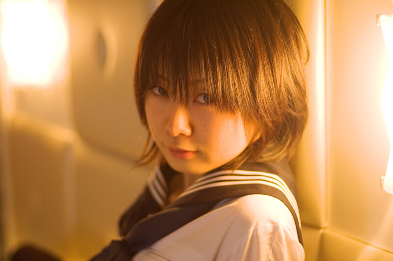 girl in school uniform