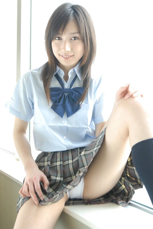 girl in school uniform