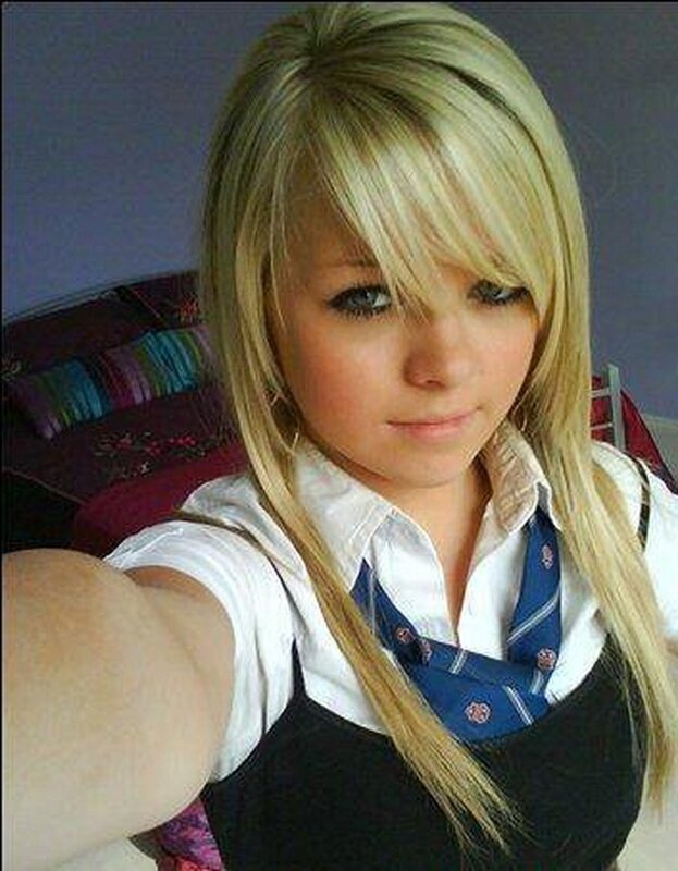 girl in school uniform