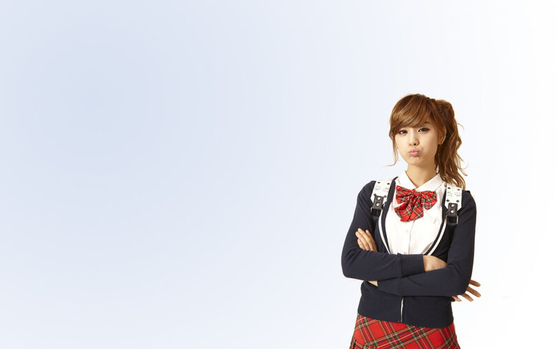 girl in school uniform