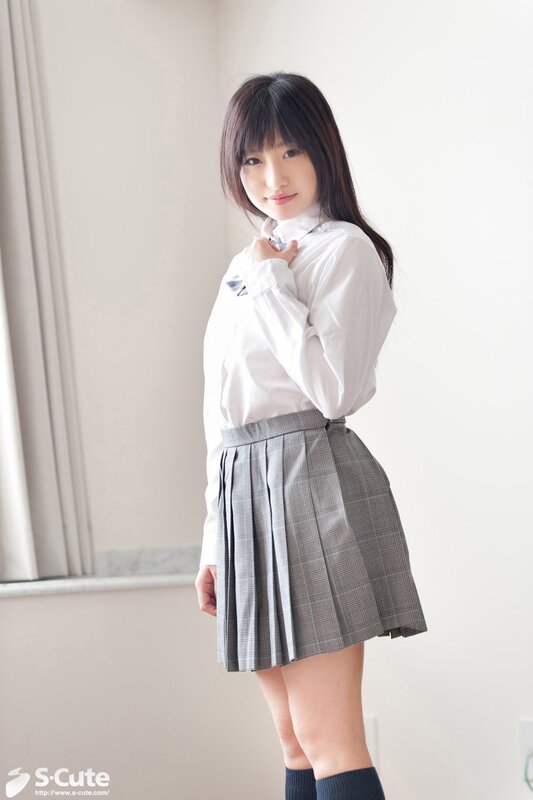 girl in school uniform