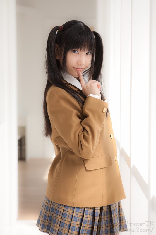 girl in school uniform