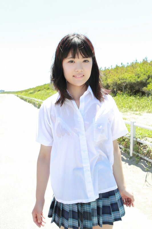girl in school uniform outdoors