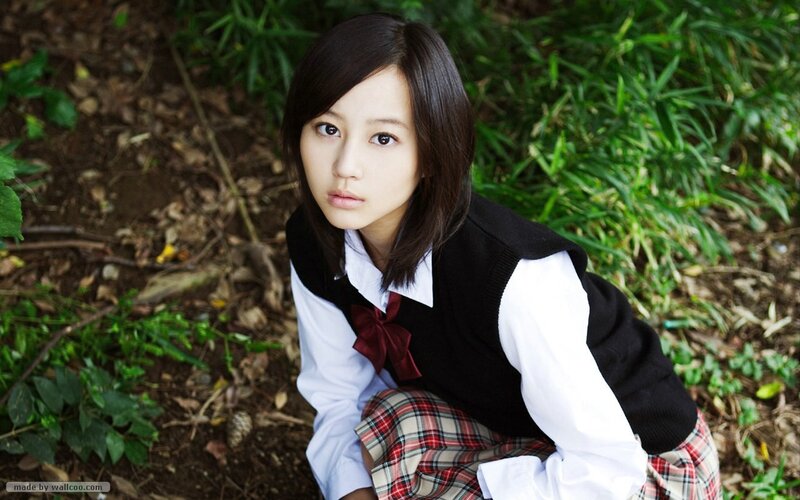 girl in school uniform outdoors