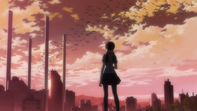 Girl in School Uniform — Pink, Dramatic
