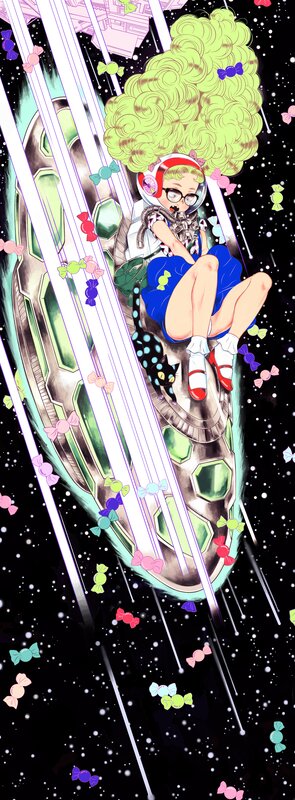 Girl in Space Suit